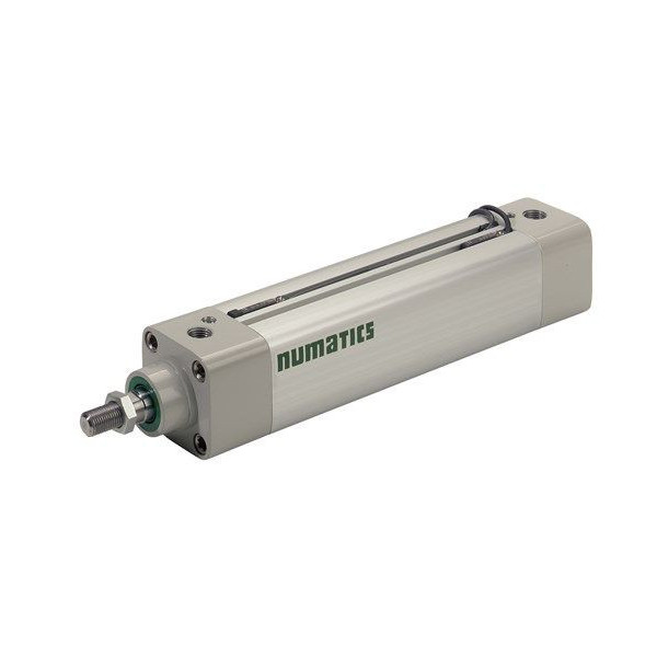 Vérins profilé Alu ISO 15552 - Ø 100 - Cse 750 - P. :10 bar - Double effet - Tige Acier chromé dur