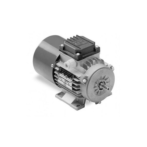 Moteur triphasé  0,37Kw 0,5CV avec frein  230/400V 1500 tr/min Bride B3 Pattes - MGM