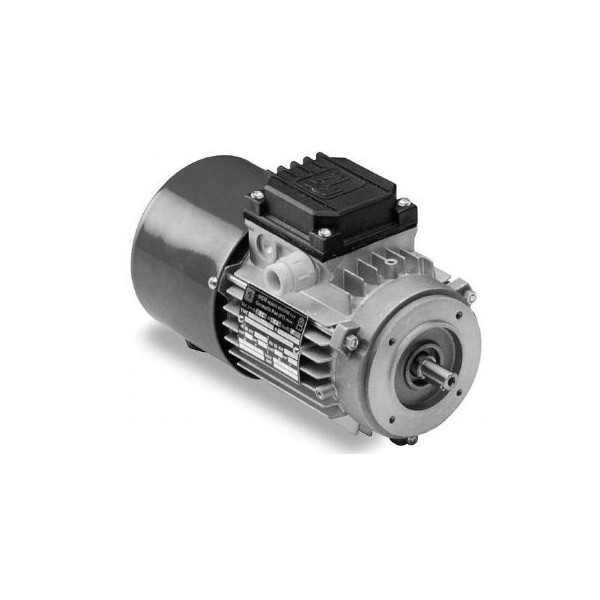 Moteur  triphasé 0,55Kw 0,75CV avec frein 230/400Vac 3000 tr/min Bride B14 réduites - MGM