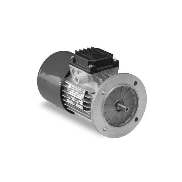 Moteur  triphasé  1,5Kw 2CV avec frein 230/400V 3000 tr/min Bride B5 - MGM