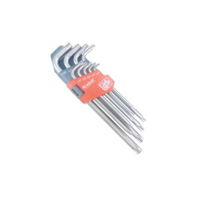 Jeu de clés Torx 9 pièces