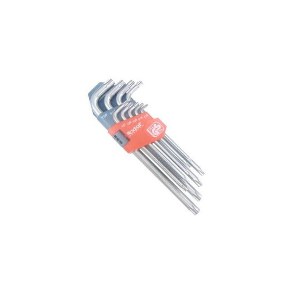 Jeu de clés Torx 9 pièces