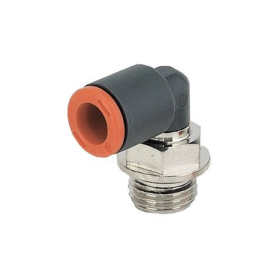 Raccord coudé M5 tuyau 6 - Metal Work