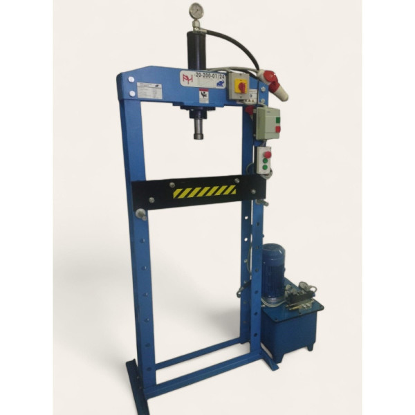 Presse hydraulique 20 Tonnes commande electrique manuelle