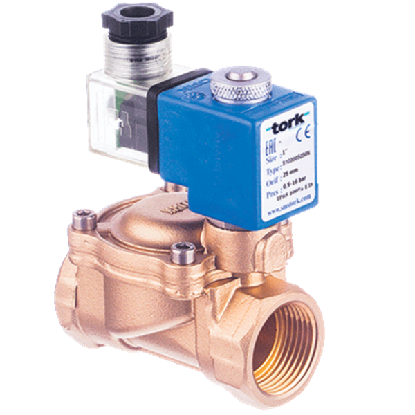 Electrovanne 2/2 G3/8 NF TORK S1010V VAPEUR AVEC JOINT VITON