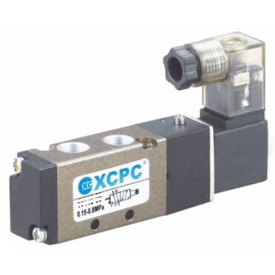 Pneumatic distributor 5/2 - 1/8 electric control monostable spring return Brand XCPC