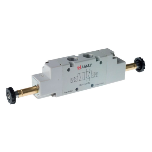 Pneumatic distributor 5/2 - 1/4 bistable electric control Brand AIGNEP