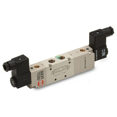 Electrodistributeur pneumatique Asco, fonction 5/2, Bobine/Assistée...