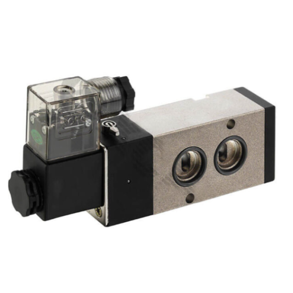Électrodistributeur pneumatique 3 voies 2 positions 1/4