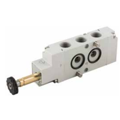 Distributeur pneumatique 5/2 - 1/4 namur monostable commande électrique Marque AIGNEP