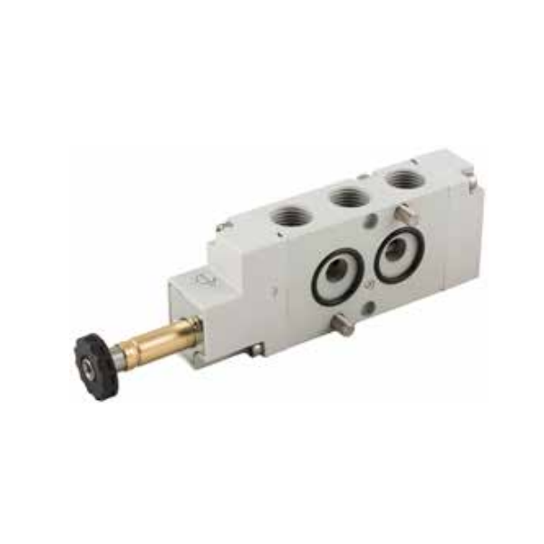 Distributeur pneumatique 5/2 - 1/4 namur monostable commande électrique Marque AIGNEP