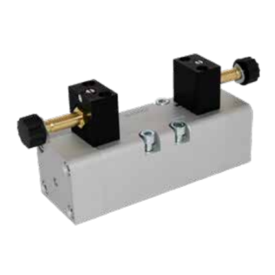 Distributeur pneumatique 5/2 commande électrique ISO1 bistable Marque AIGNEP