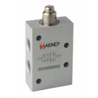 Distributeur pneumatique 5/2 - 1/4 commande pneumatique monostable Marque METALWORK