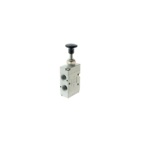 Valve à poignée monostable 1/8 3/2 NC - Aignep