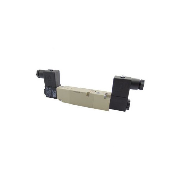 Distributeur à levier coudé 90 degrés 1/2 3/2 monostable - Metal Work