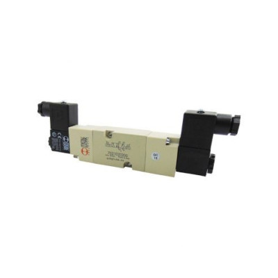 Distributeur pneumatique 5/3 commande pneumatique ISO2 centre fermé