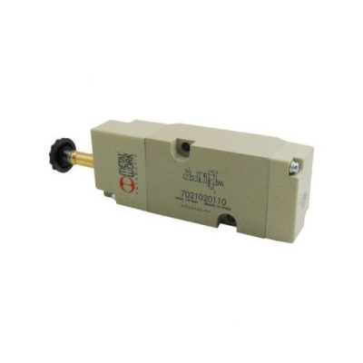 Distributeur pneumatique 5/2 -1/2 A commande manuelle par levier bistable