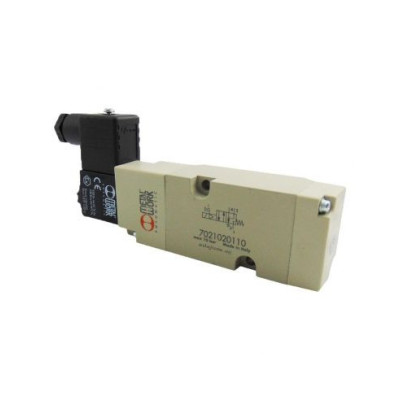 Distributeur pneumatique commande électrique NAMUR monostable 4/2 24Vac - Metal Work