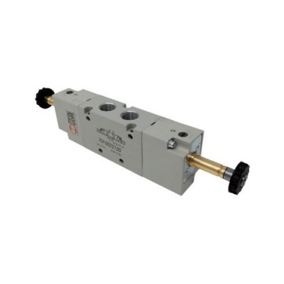 Distributeur pneumatique commande électrique 3/8 5/3 centres de pression 24 Vdc - Metal Work