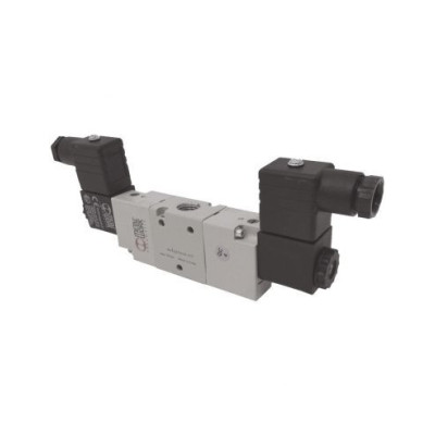 Distributeur pneumatique commande électrique 3/8 bistable assistée 3 voies 110 Vac - Metal Work