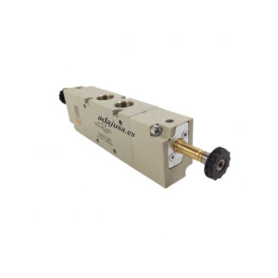 Distributeur pneumatique commande électrique 3/8 différentiel bistable 5 voies 24Vdc - Metal Work