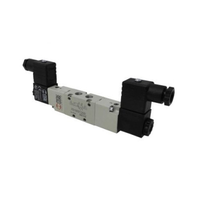 Distributeur pneumatique commande électrique 1/8 5 vois bistable 230Vac 3,5VA - Metal Work
