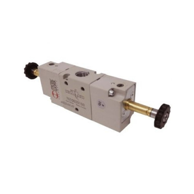 Distributeur pneumatique commande électrique 1/8 3 voies bistable - Metal Work