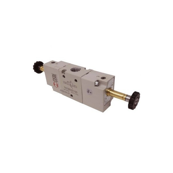 Distributeur pneumatique commande électrique 1/8 3/2 bistable - Metal Work