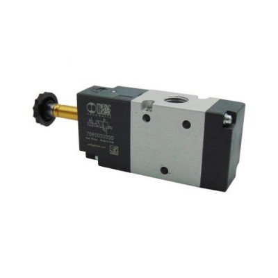 Distributeur pneumatique commande électrique 1/8 3/2 monostable NF BASIC - Metal Work