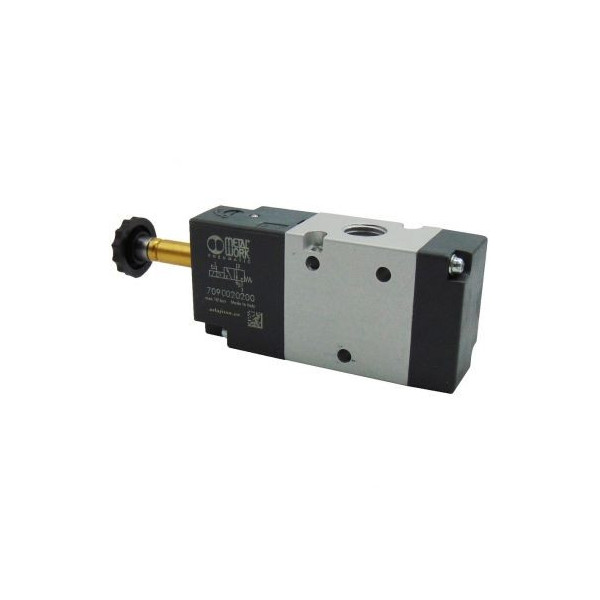 Distributeur pneumatique 1/8 3/2 monostable fermée NC - Mindman