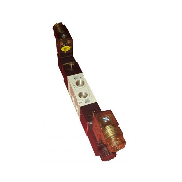Distributeur pneumatique commande électrique 1/8 5/2 bistable 24Vca
