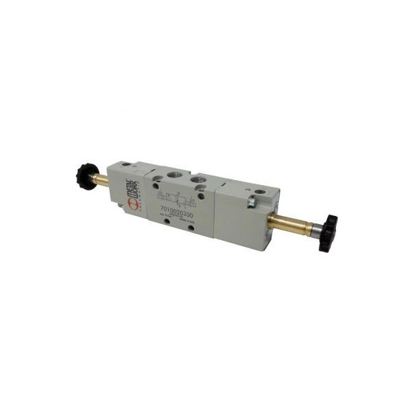 Distributeur pneumatique commande électrique 1/8 5/2 bistable assistée - Metal Work