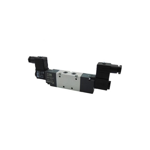 Distributeur pneumatique commande électrique 1/8 5/2 bistable 24 Vac BASIC - Metal Work