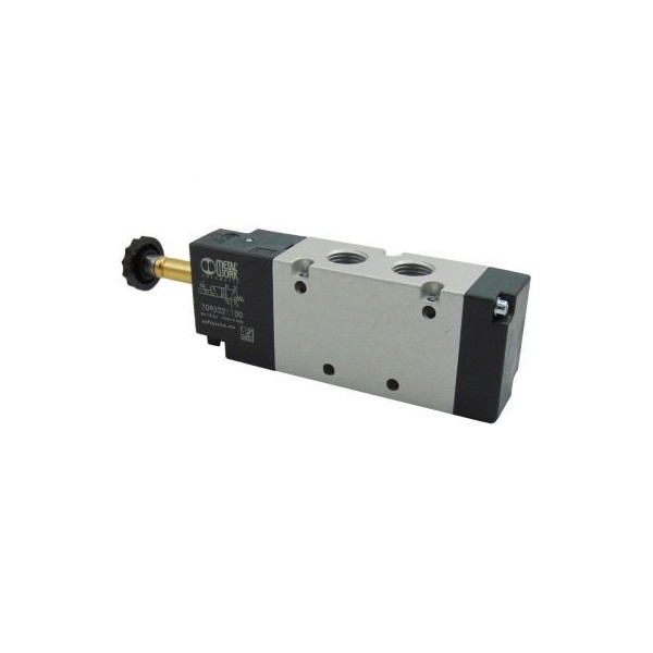 Distributeur pneumatique commande électrique 1/8 5/2 monostable BASIC - Metal Work
