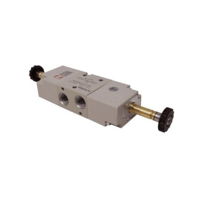 Distributeur pneumatique commande électrique 1/4 3 voies bistable sans bobine - Metal Work Distributeur pneumatique commande électrique 1/4 3 voies bistable sans bobine - Metal Work