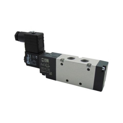 Distributeur pneumatique commande électrique 1/4 5/2 monostable 230 Vac BASIC - Metal Work