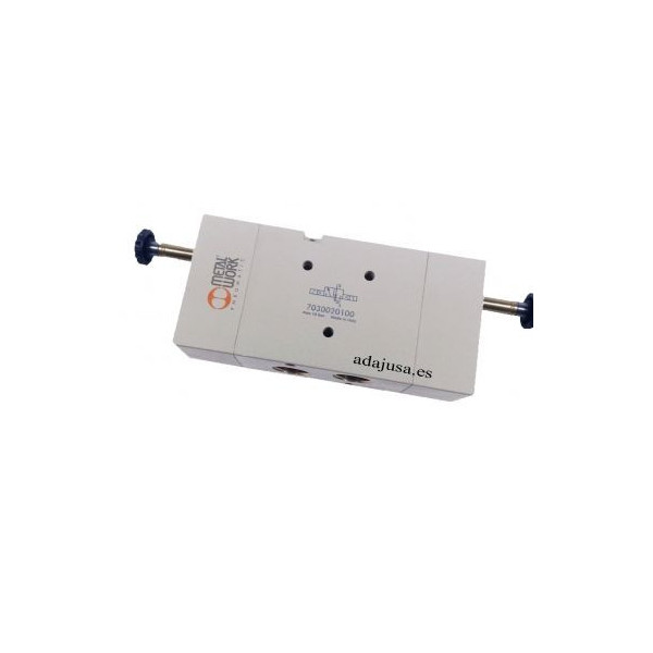 Distributeur pneumatique commande électrique 1/4 3 voies monostable 230Vac 3,5VA - Metal Work