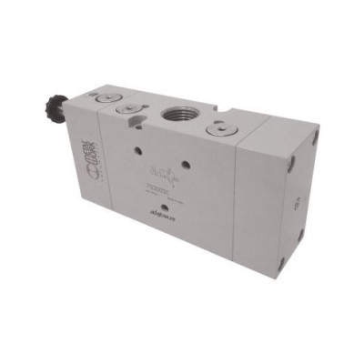 Distributeur pneumatique commande électrique 1/2 3 voies monostable NO - Metal Work