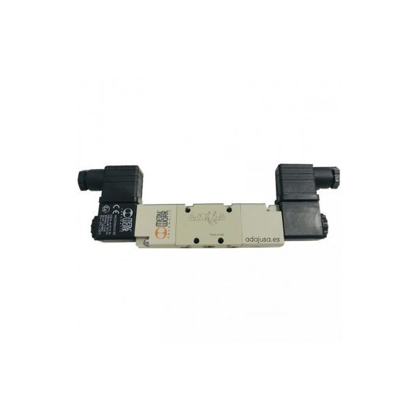 Distributeur pneumatique commande électrique 1/4 3/2 monostable NC 230 Vac BASIC - Metal Work