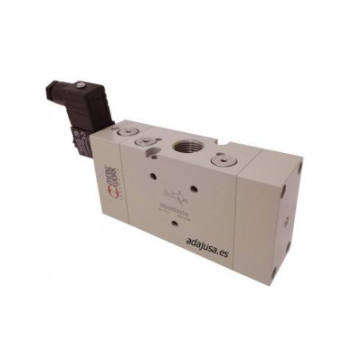 Distributeur pneumatique commande électrique 1/2 3 voies monostable NO 24Vac 5VA - Metal Work