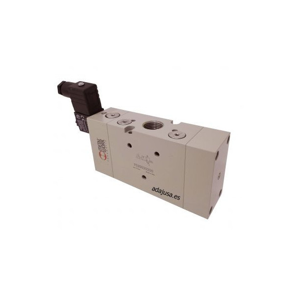 Distributeur pneumatique commande électrique 1/2 3/2 monostable NO 24Vac 5VA - Metal Work