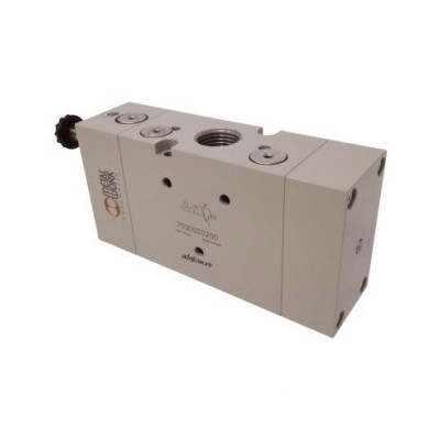 Distributeur pneumatique commande électrique 1/2 3 voies monostable sans bobine - Metal Work