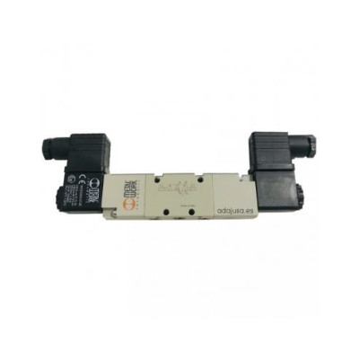 Distributeur pneumatique commande électrique 1/2 5 voies bistable 24Vdc 5W - Metal Work
