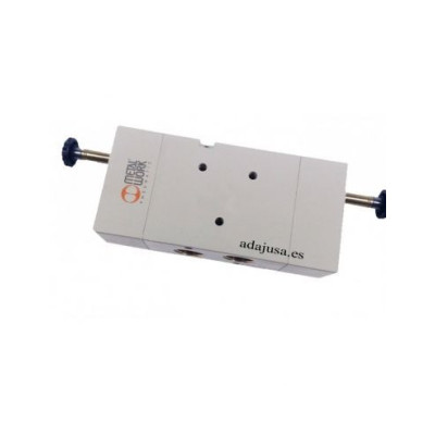 Distributeur pneumatique commande électrique 1/2 5 voies différentiel bistable - Metal Work