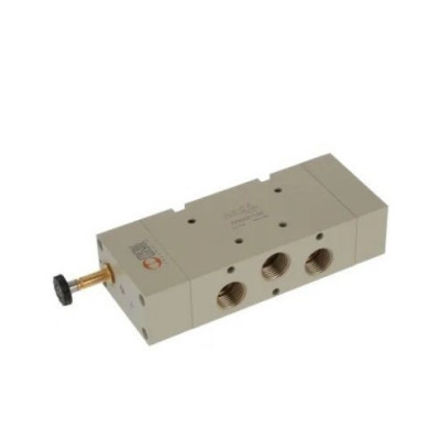 Distributeur pneumatique commande électrique 1/2 5 voies monostable - Metal Work