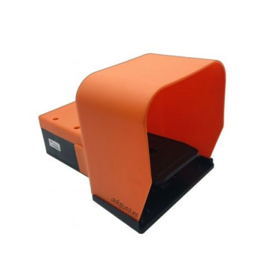 Pédale pneumatique 3/2 M5 monostable avec protection - Metal Work