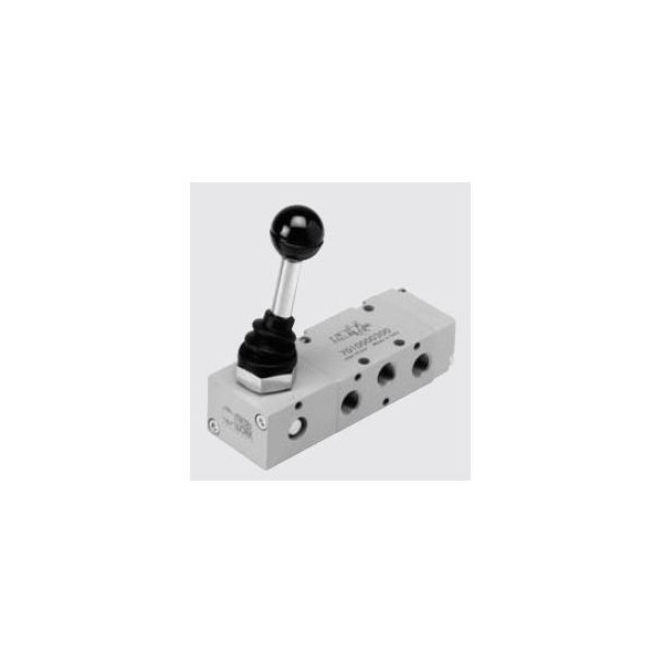 Distributeur pneumatique commande électrique double 1/4 3/2 voies assistée NC 110Vac - Metal Work