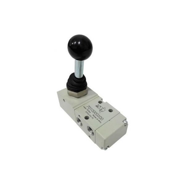 Distributeur pneumatique commande électrique 1/8 3  vois monoestable assistée 230Vac - Metal Work