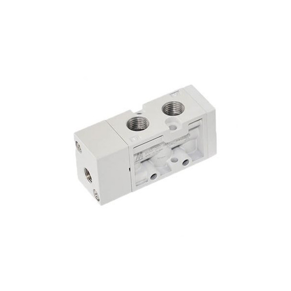 Distributeur pneumatique commande électrique 1/8 3 voies assistée bistable 110Vac - Metal Work