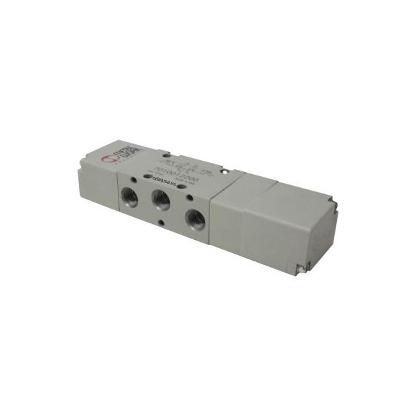 Distributeur pneumatique commande électrique 1/8 3/2 monostable NF BASIC - Metal Work